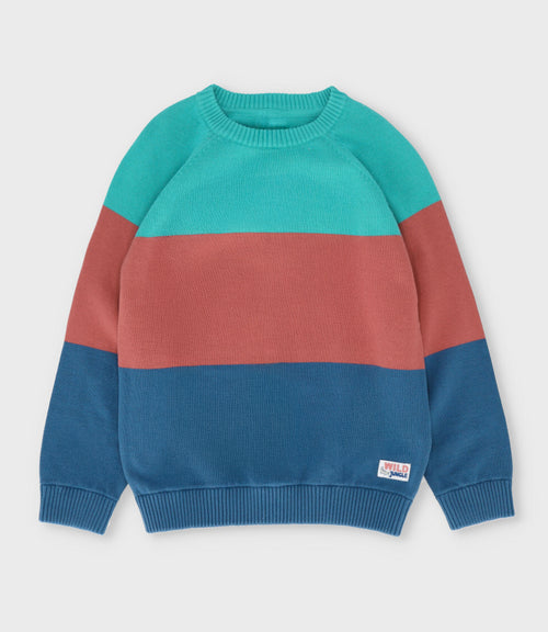 Chaleco niño tejido 2 años / Menta