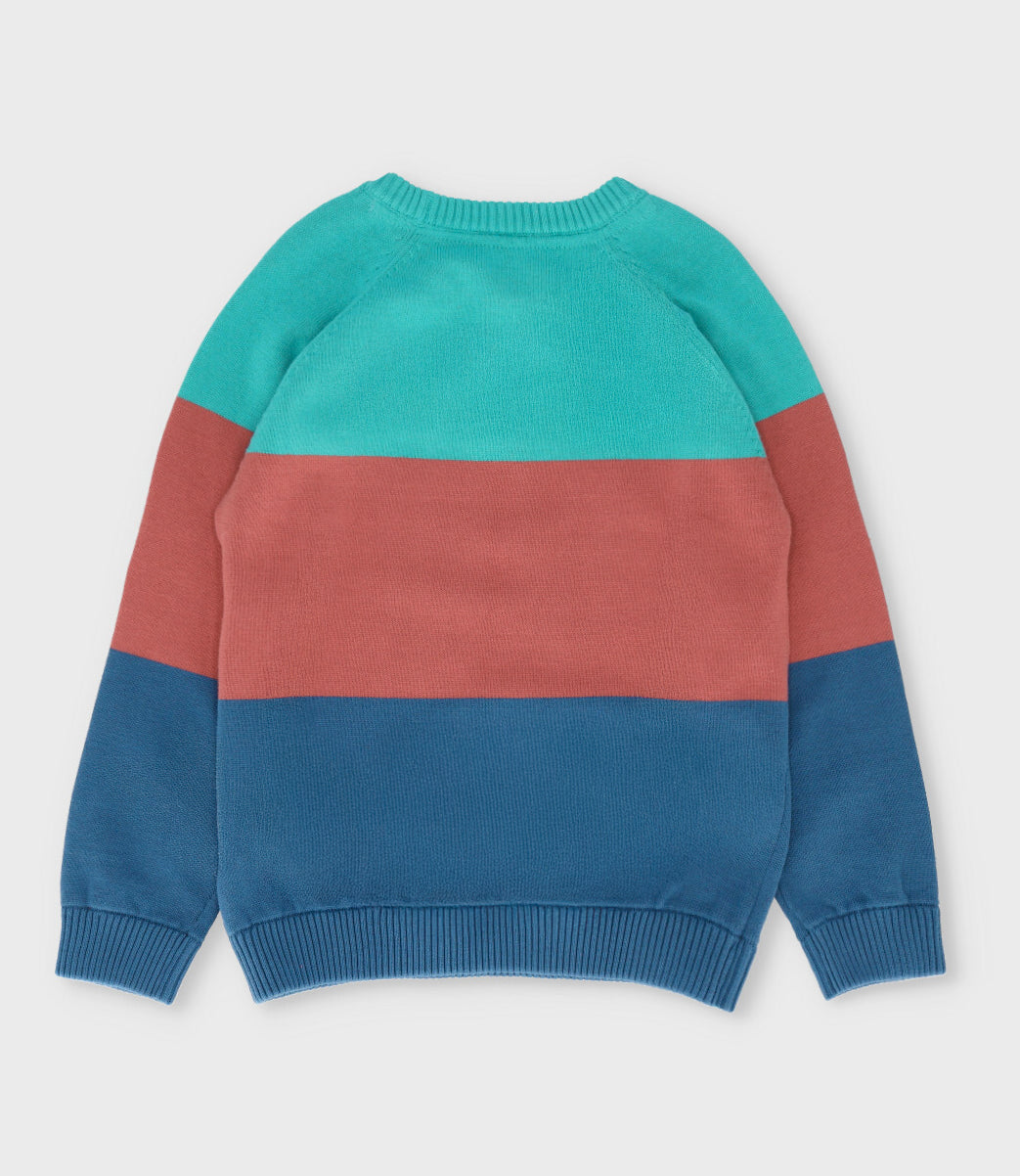 Chaleco niño tejido 2 años / Menta