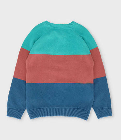 Chaleco niño tejido 2 años / Menta