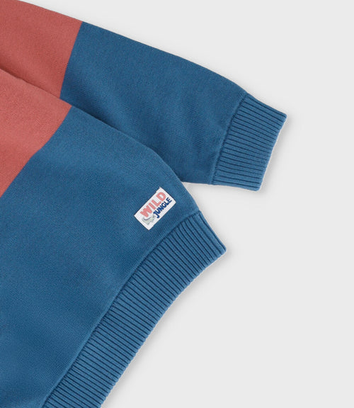 Chaleco niño tejido 2 años / Menta