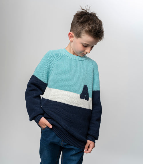 Chaleco niño tricolor