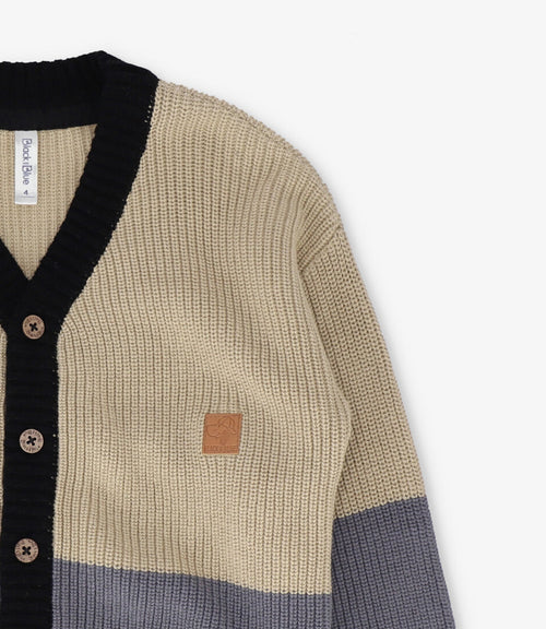 Chaleco niño tejido 2 años / Beige
