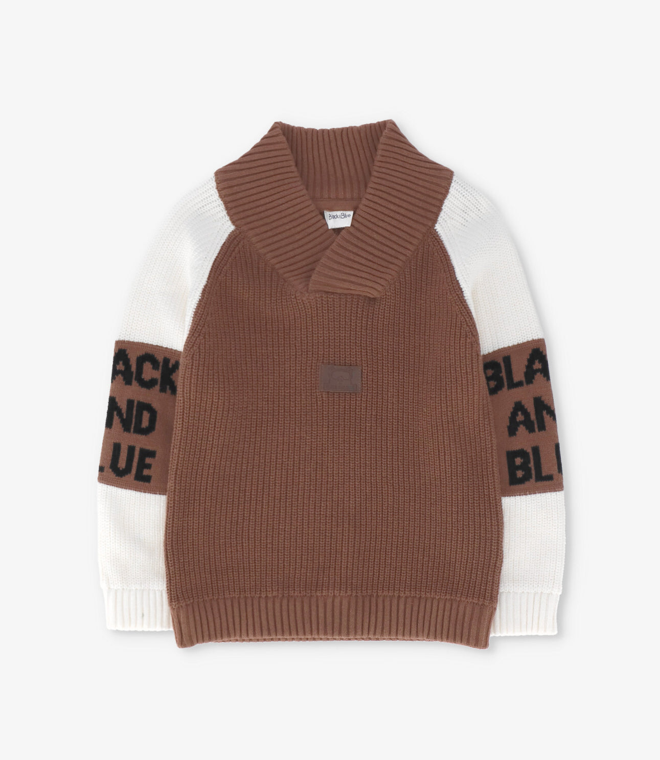 Chaleco niño con cuello 2 años / Café