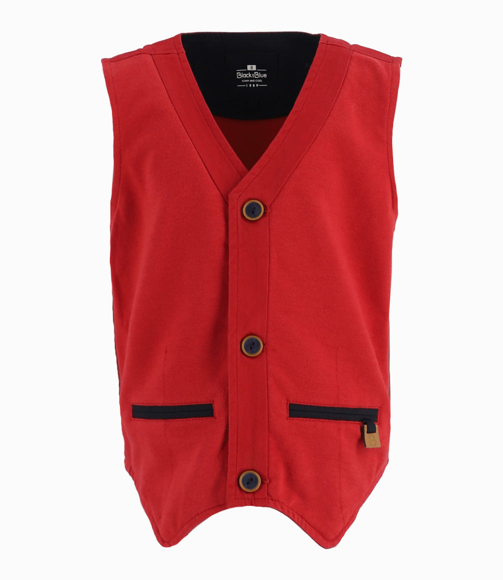 Chaqueta Niño Sin Mangas 2 años / Rojo