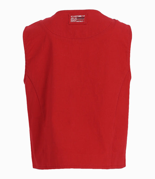 Chaqueta Niño Sin Mangas 2 años / Rojo