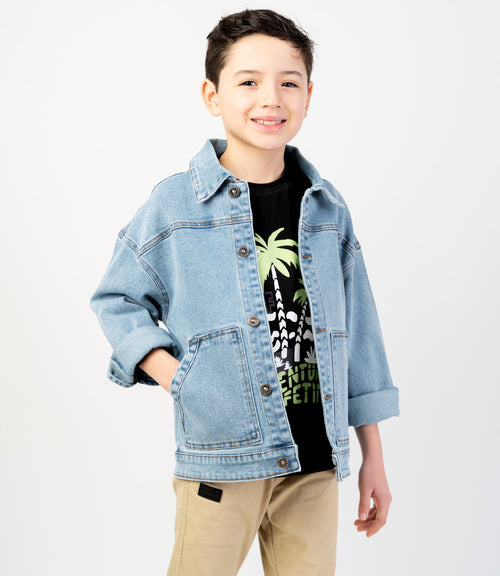 Chaqueta niño oversize