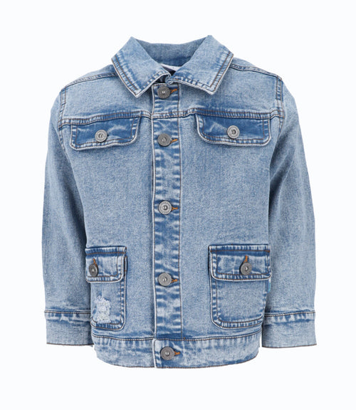 Chaqueta niño denim 2 años / Celeste