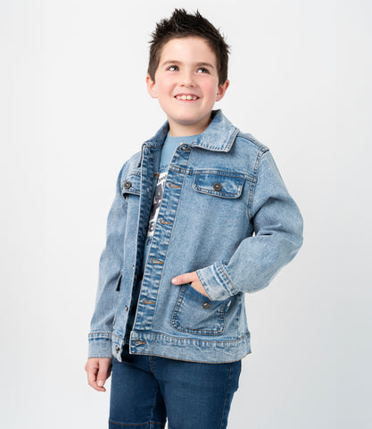 Chaqueta niño denim