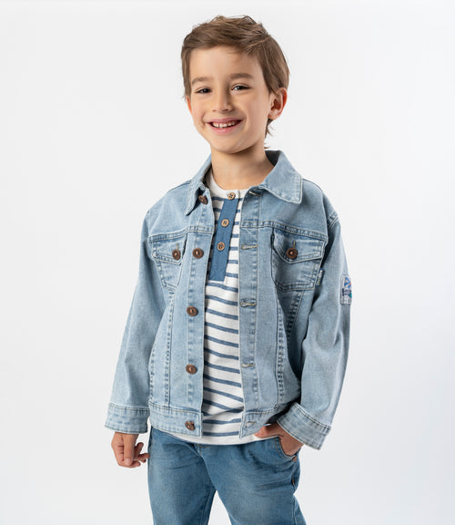 Chaqueta niño denim 2 años / Azul