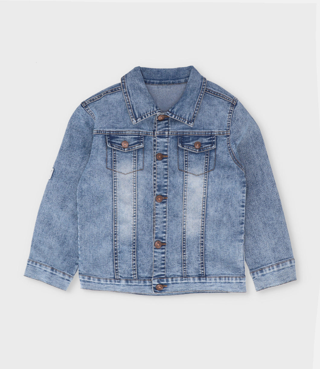 Chaqueta niño denim 2 años / Azul Marino