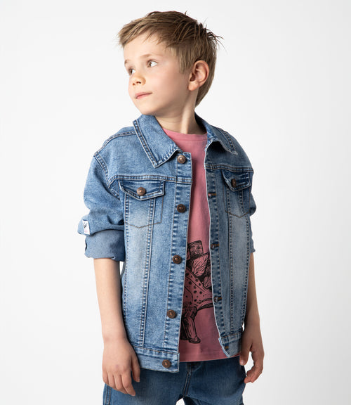 Chaqueta niño denim 2 años / Azul Marino