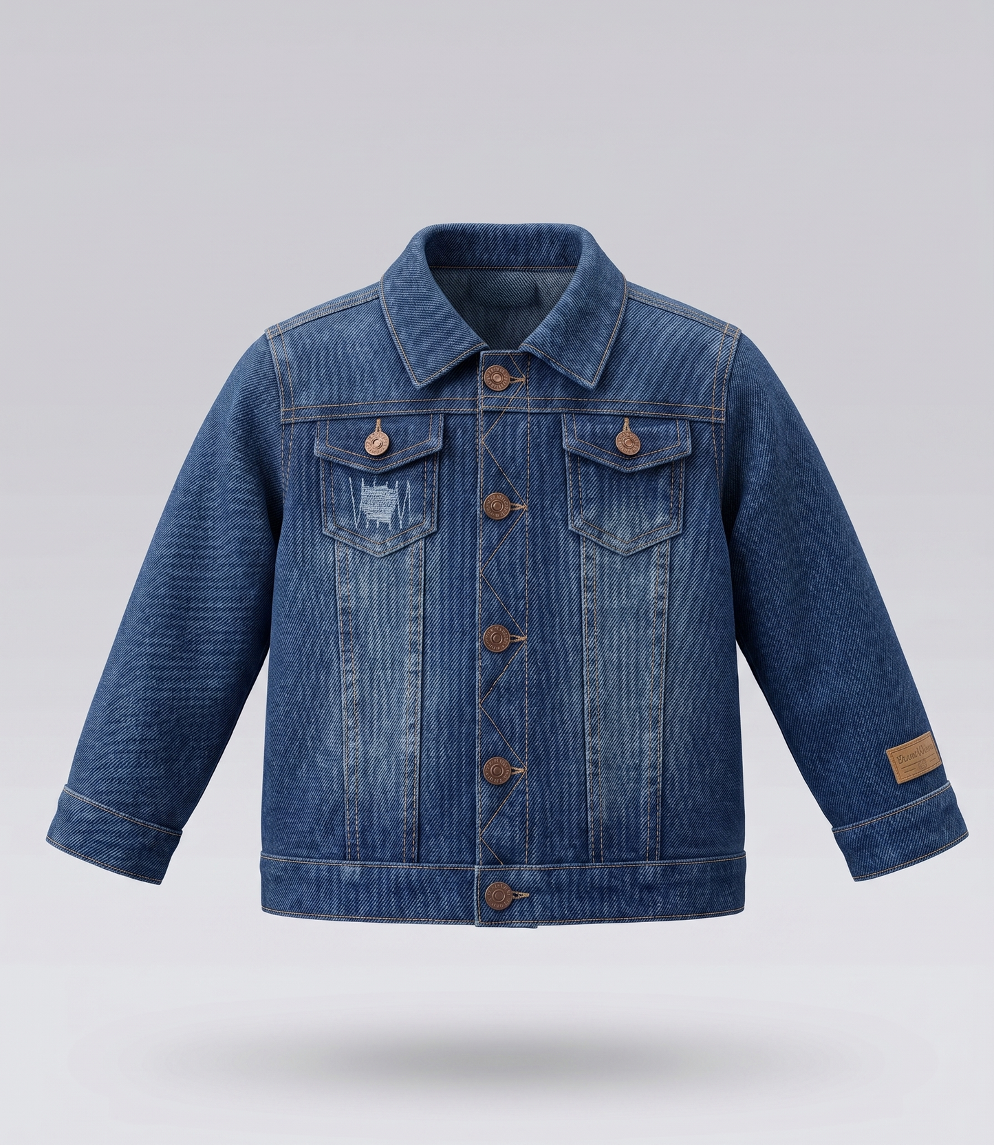 Chaqueta niño de denim 2 años / Azul Marino