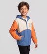 Chaqueta niño color block