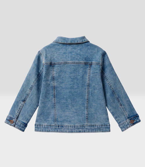 Chaqueta niño denim 2 años / Celeste