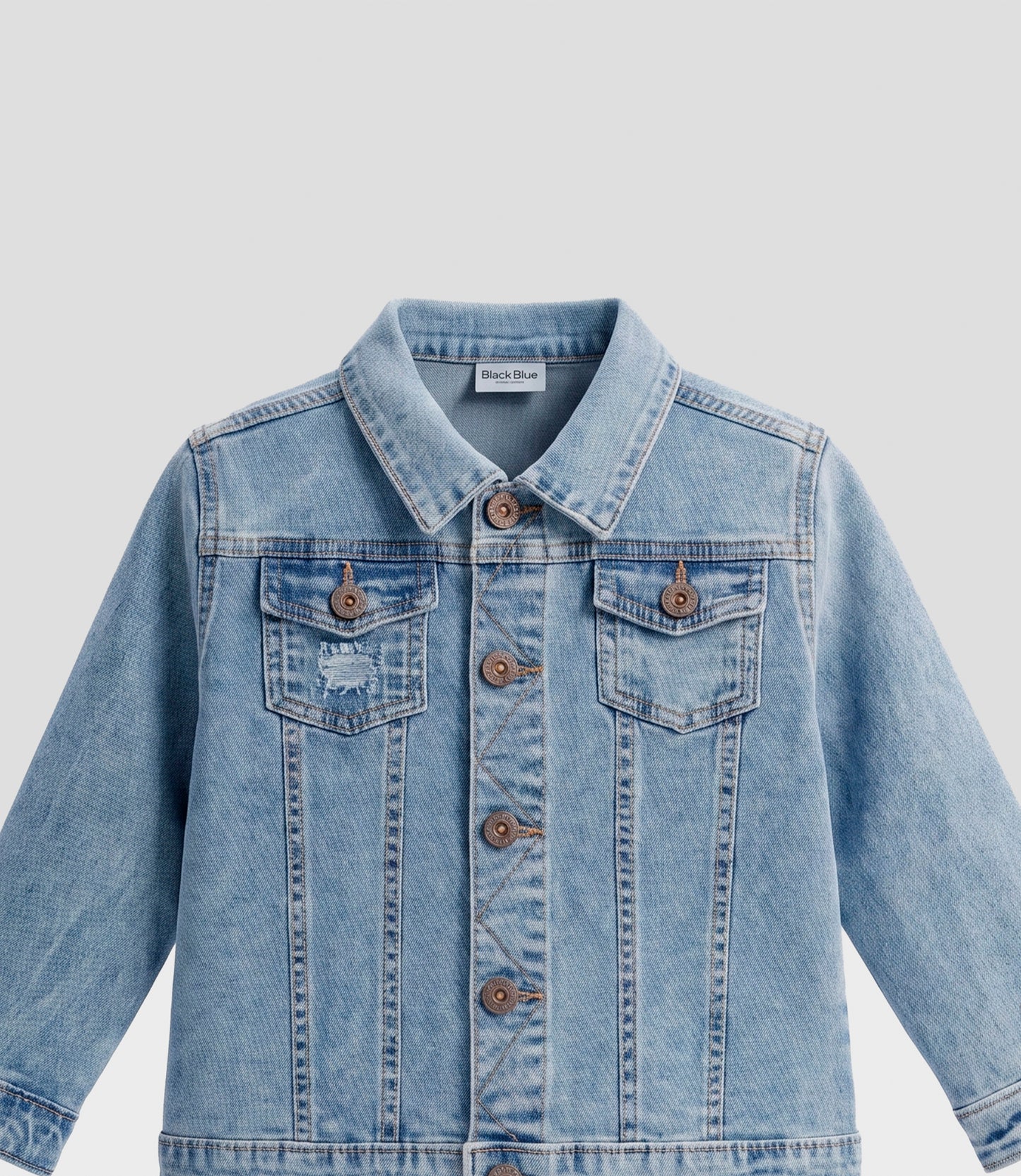 Chaqueta niño denim 2 años / Celeste