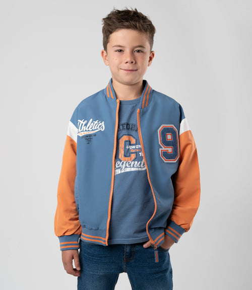 Chaqueta niño bomber 2 años / Celeste