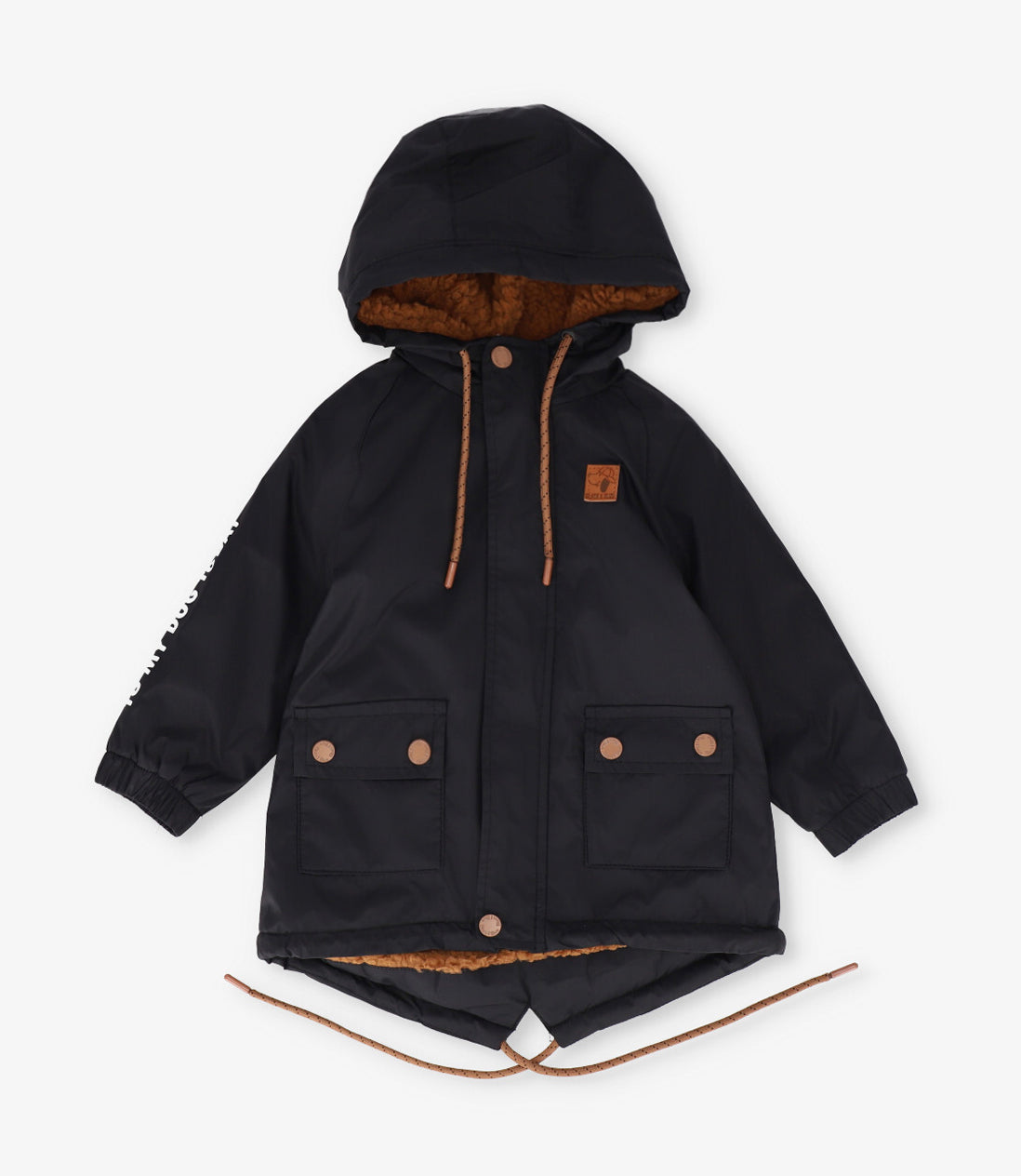 Chaqueta niño resistente al agua 2 años / Negro