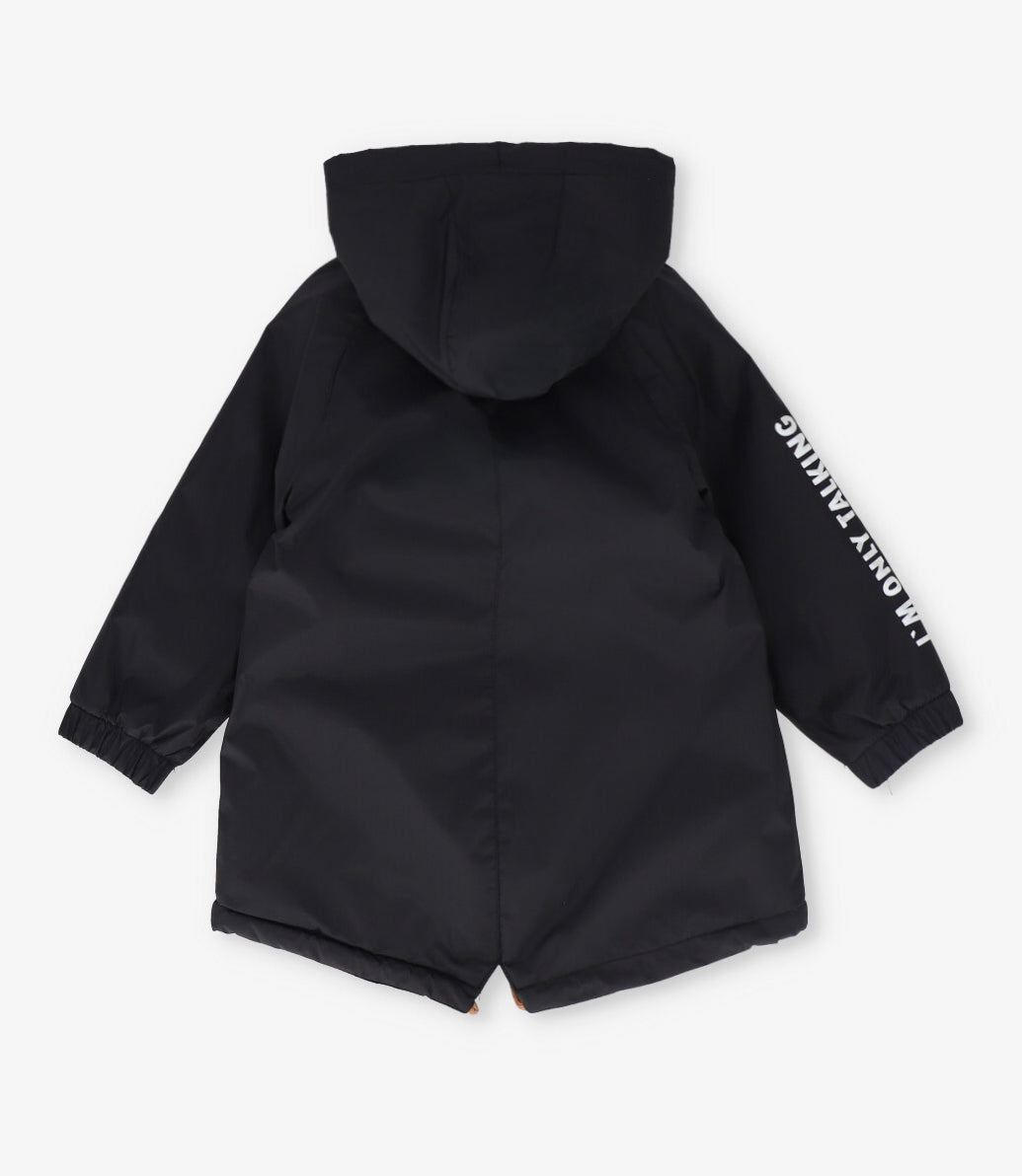 Chaqueta niño resistente al agua 2 años / Negro