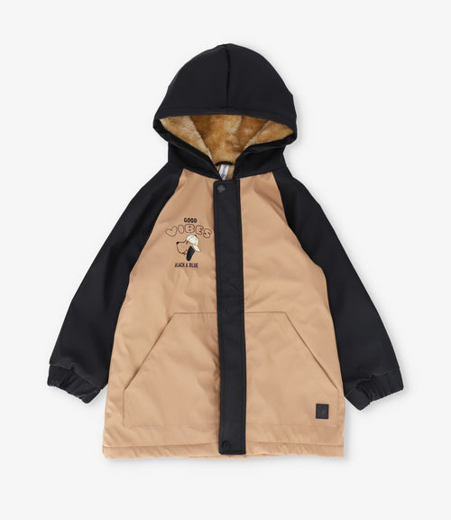 Chaqueta niño engomada 2 años / Negro