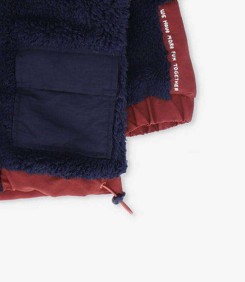 Chaqueta niño sherpa 2 años / Azul Marino