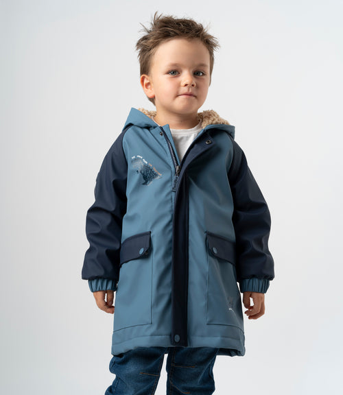 Chaqueta niño engomada 2 años / Azul Marino