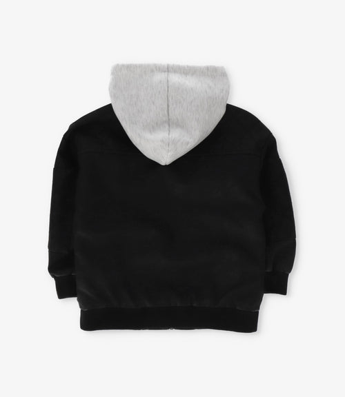 Chaqueta niño cuero 2 años / Negro