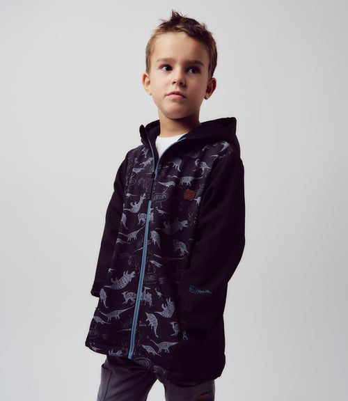 Chaqueta niño softshell repelente agua