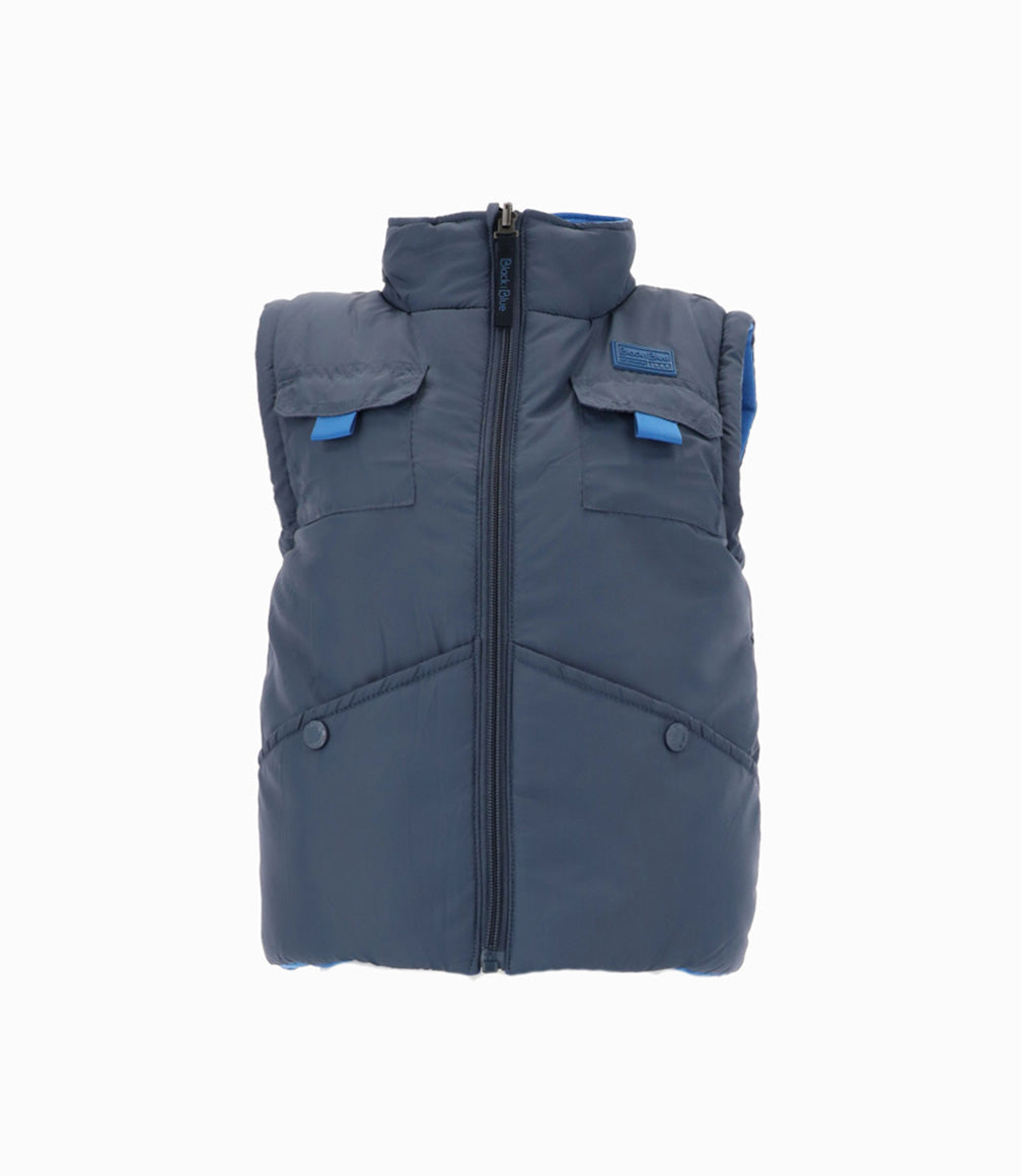 Parka Niño Reversible Sin Mangas