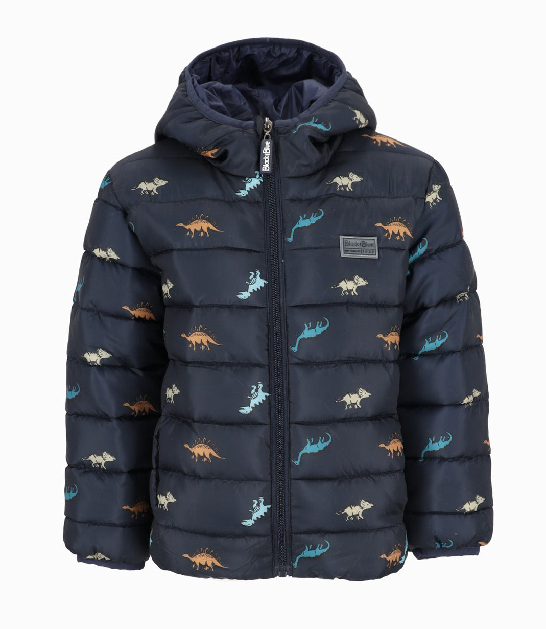 Parka niño con dinosaurios 2 años / Azul Marino
