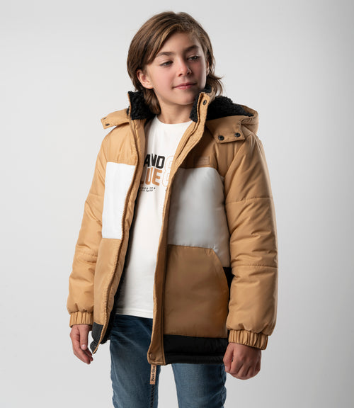 Parka niño impermeable 2 años / Beige
