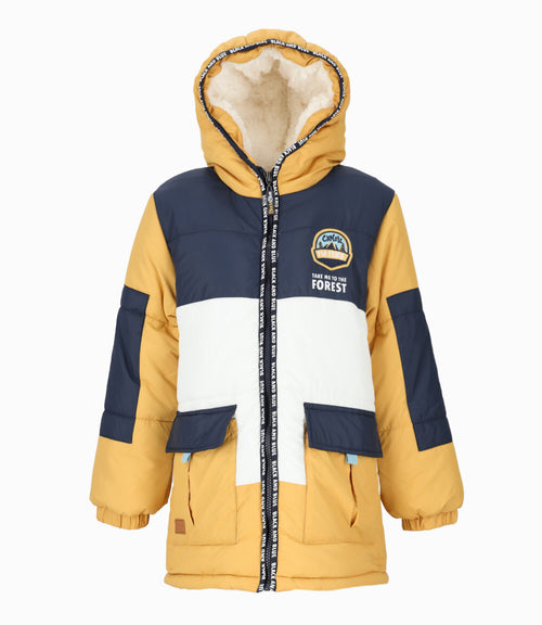 Parka niño impermeable 2 años / Mostaza
