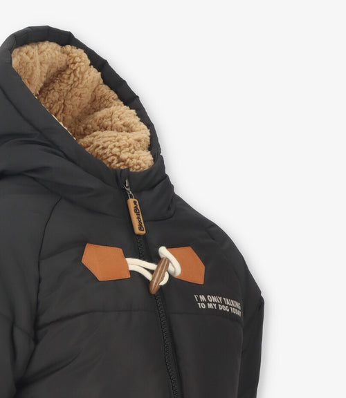 Parka niño repelente al agua 2 años / Negro