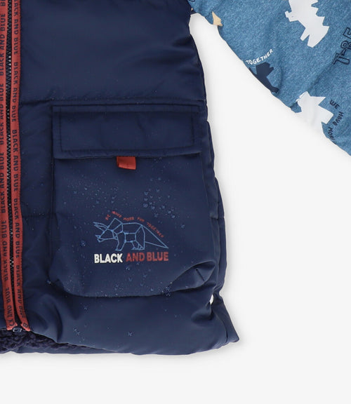 Parka niño repelente al agua