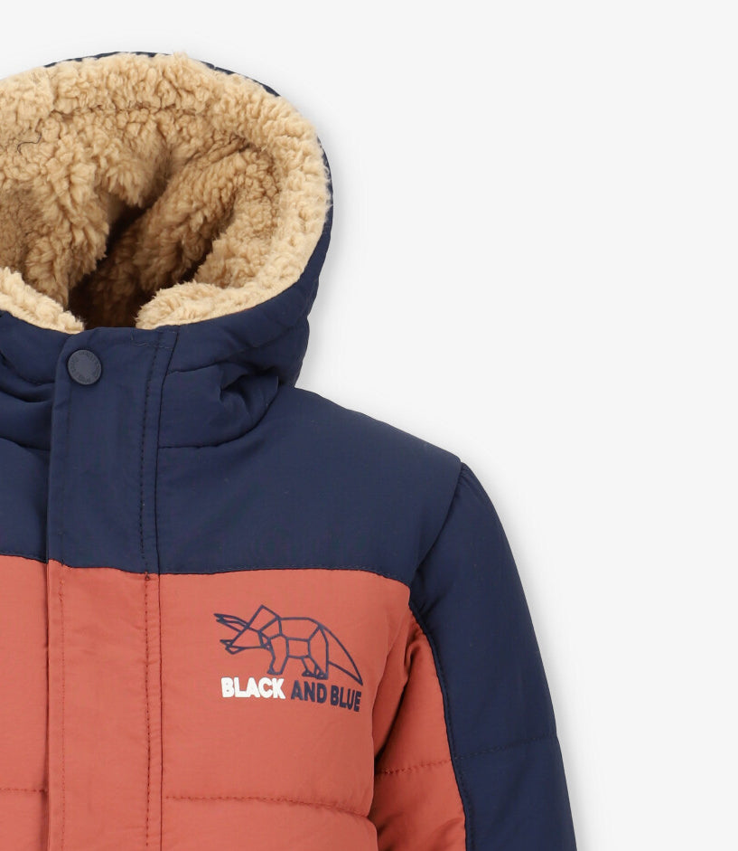 Parka niño repelente al agua 2 años / Azul Marino