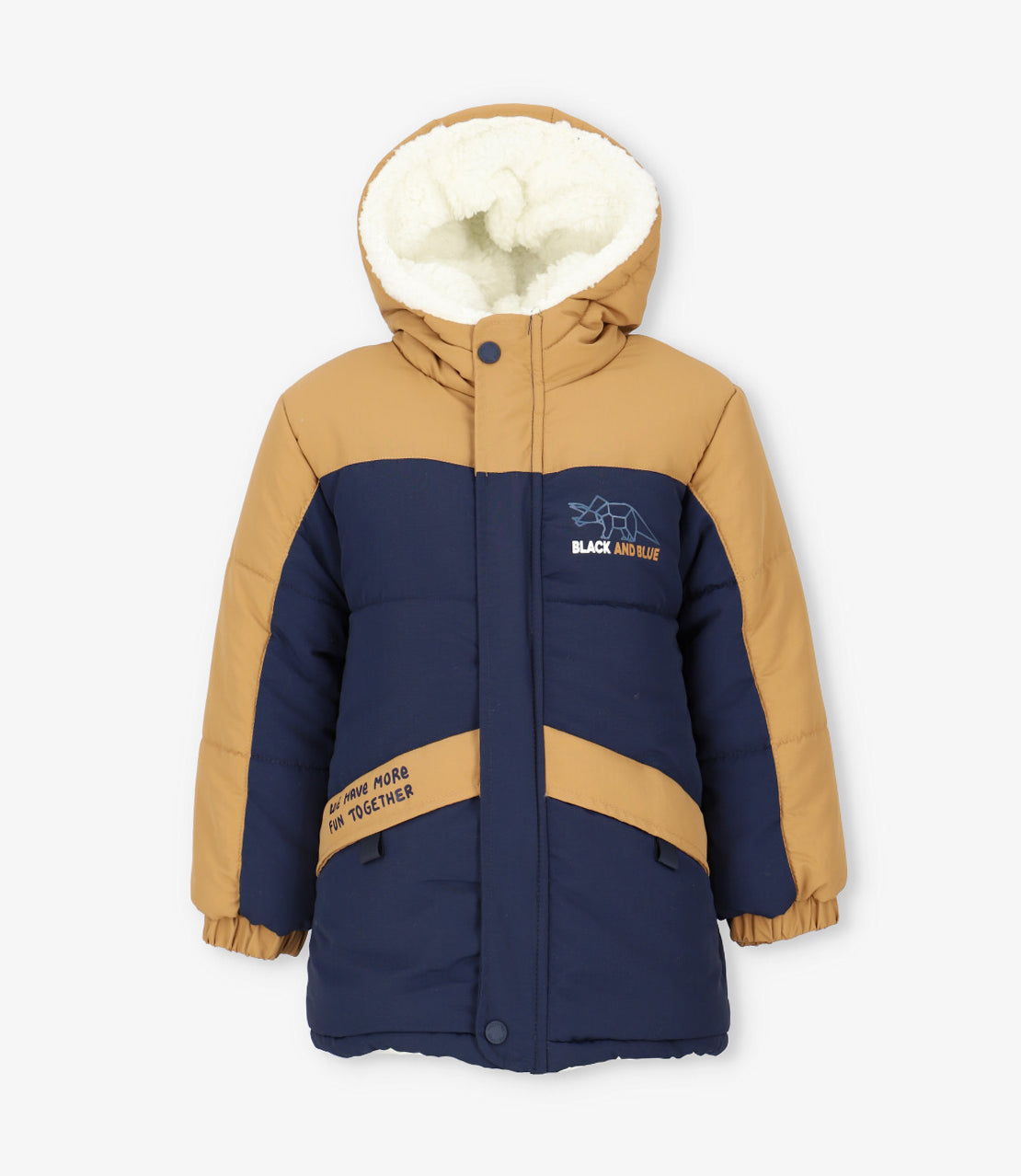 Parka niño repelente al agua 2 años / Café