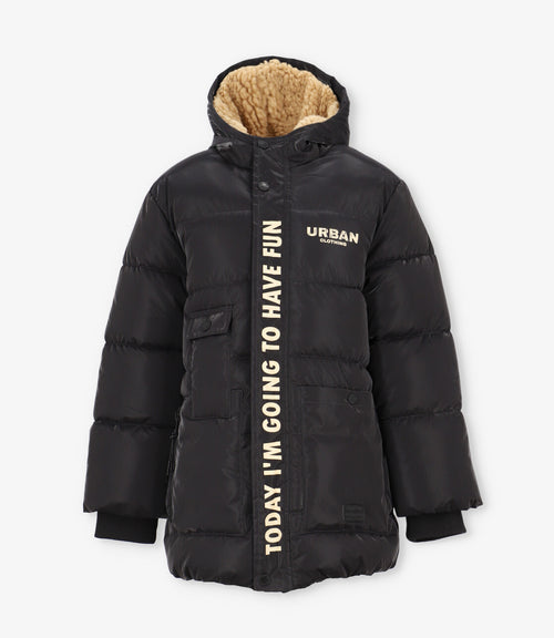 Parka niño repelente al agua 2 años / Negro