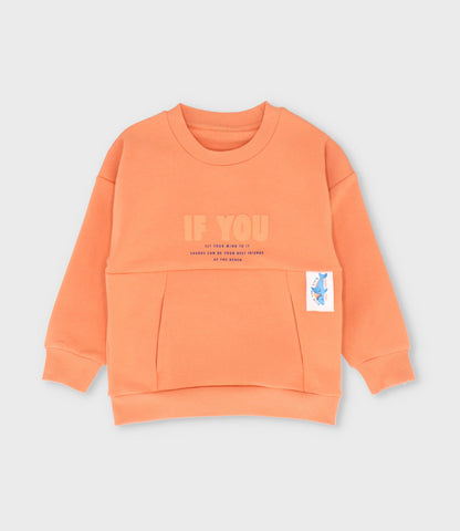 Polerón niño con bolsillo