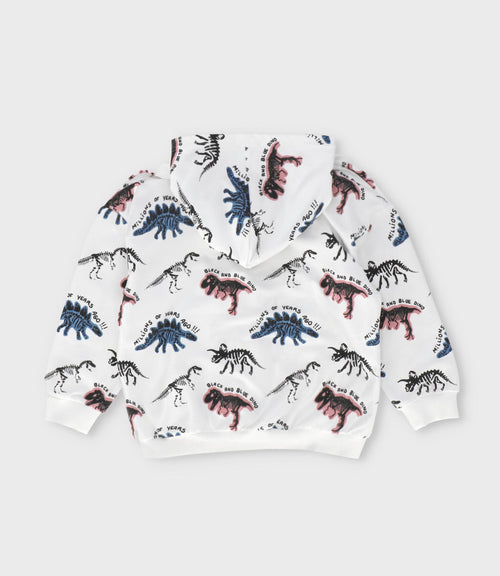 Polerón niño con cierre 2 años / Blanco