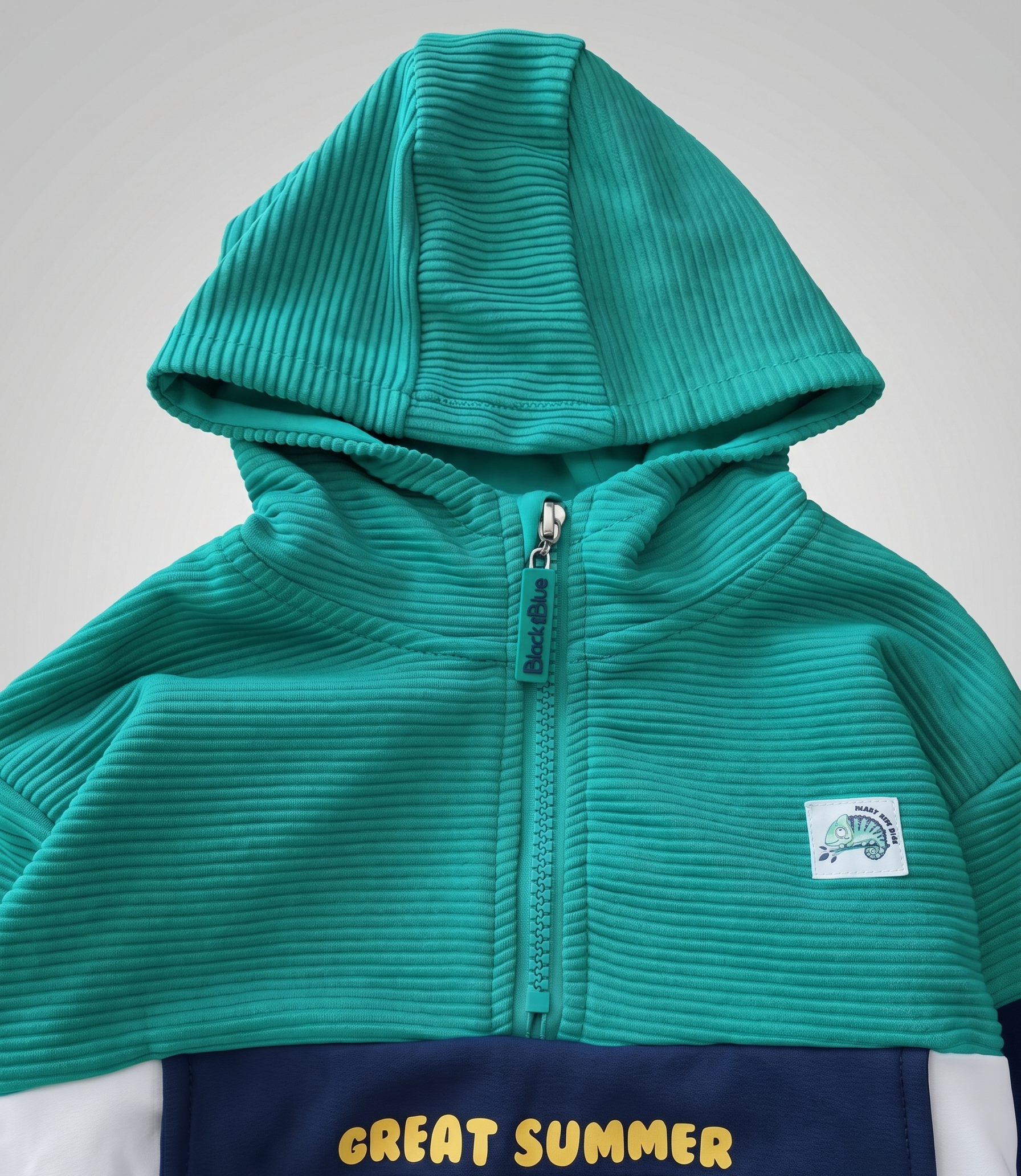 Polerón niño con gorro 2 años / Verde
