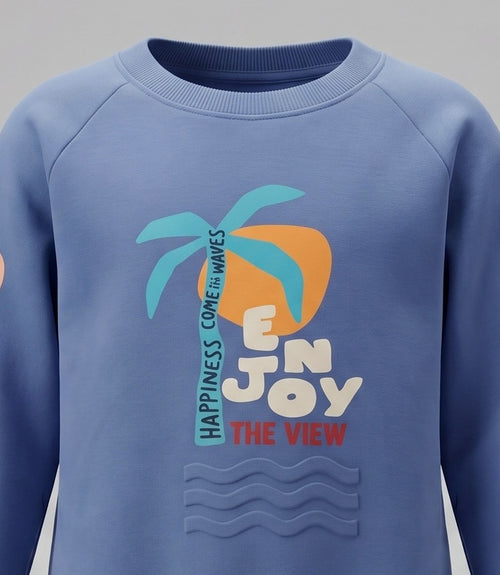 Polerón niño enjoy 2 años / Azul