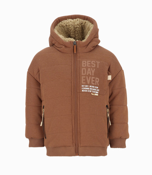 Polerón Niño Con Gorro 2 años / Café