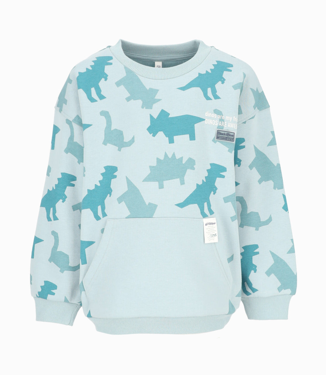 Polerón niño con dinosaurios 2 años / Menta