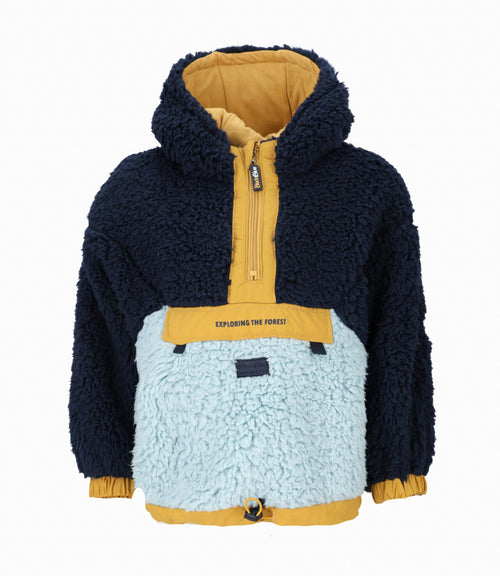 Polerón niño sherpa 2 años / Azul Marino