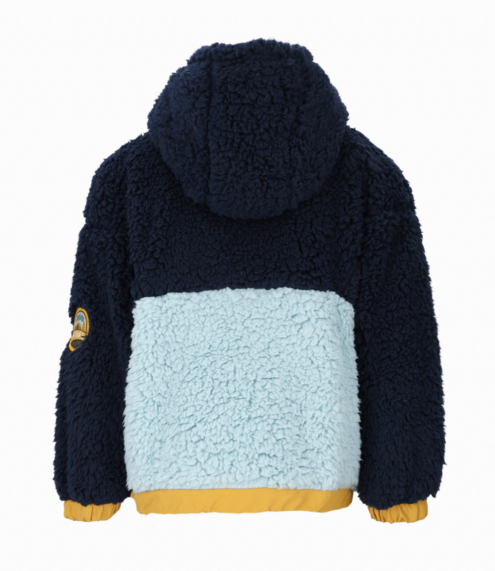 Polerón niño sherpa 2 años / Azul Marino