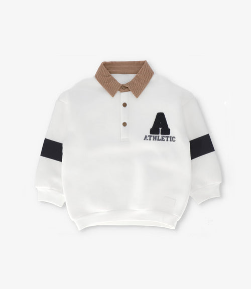 Polerón niño con cuello