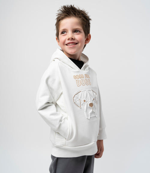 Polerón niño good for dogs 2 años / Crudo