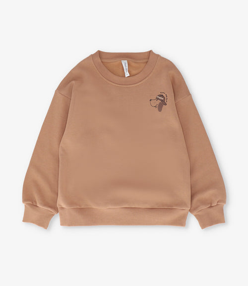 Polerón niño básico 2 años / Café