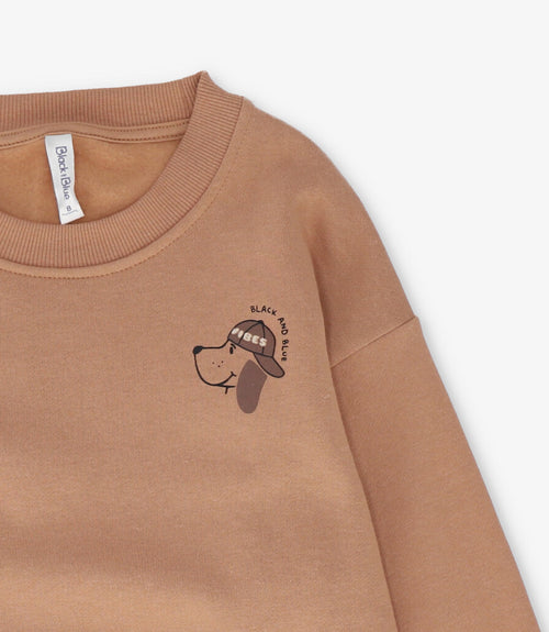 Polerón niño básico 2 años / Café