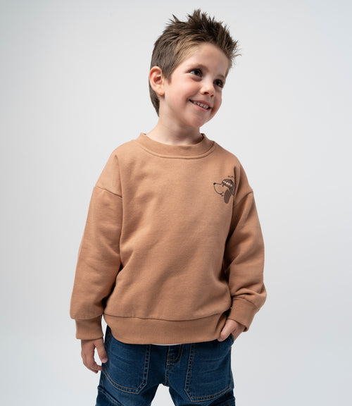 Polerón niño básico 2 años / Café