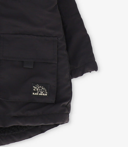 Abrigo niño repelente al agua 2 años / Negro